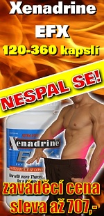 Xenadrine EFX - intenzivn� spalov�n� tuku, v�razn� zrychlen� metabolizmu, p�edtr�ninkov� stimulace.